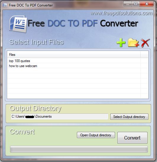 Free DOC to PDF